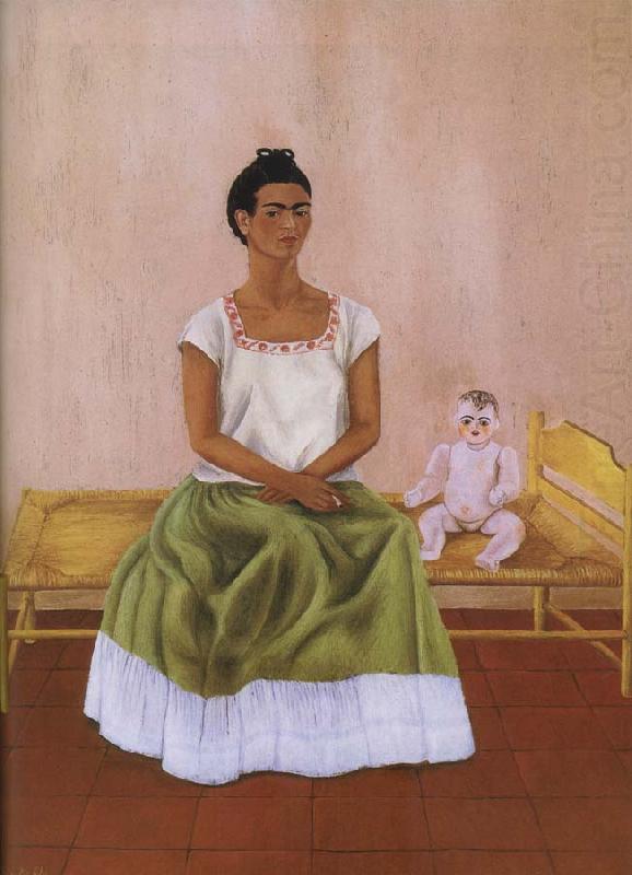 Frida Kahlo The doll and i china oil painting image